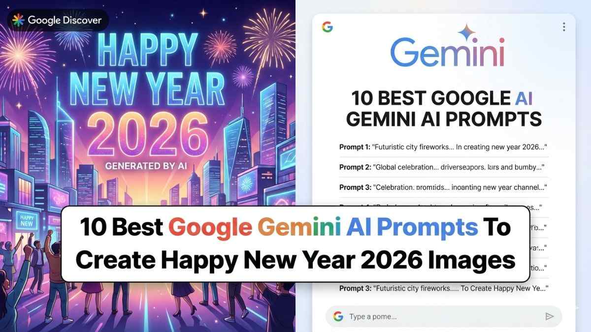 10 Best Google Gemini AI Prompts To Create Happy New Year 2026 Images