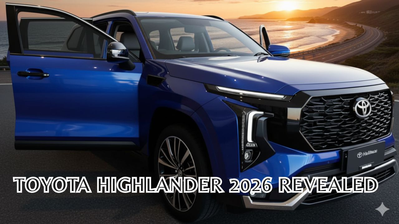 Toyota Highlander 2026 Revealed: Bold New Design, Luxurious 7-Seater & Advanced Safety Tech